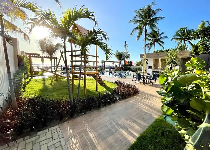 Exclusivo Apto em frente às piscinas naturais de Porto de Galinhas - Com vista frontal para o mar - Beira mar - Plage du Porto 101